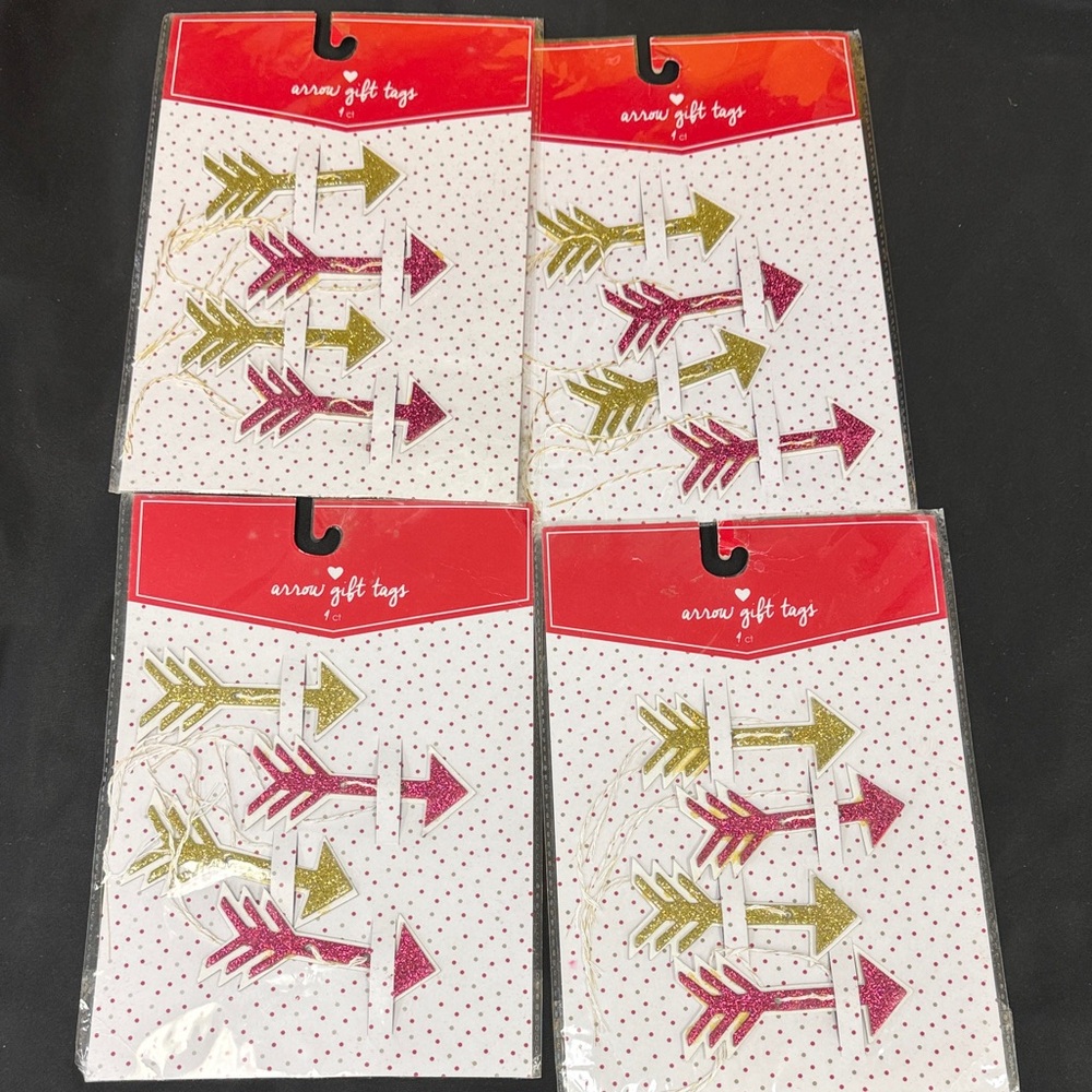 Arrow Gift Tags with Glitter Accents 4 new packs